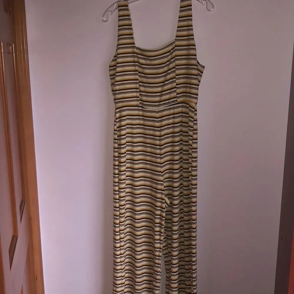 𝅺wild Fable striped jumpsuit